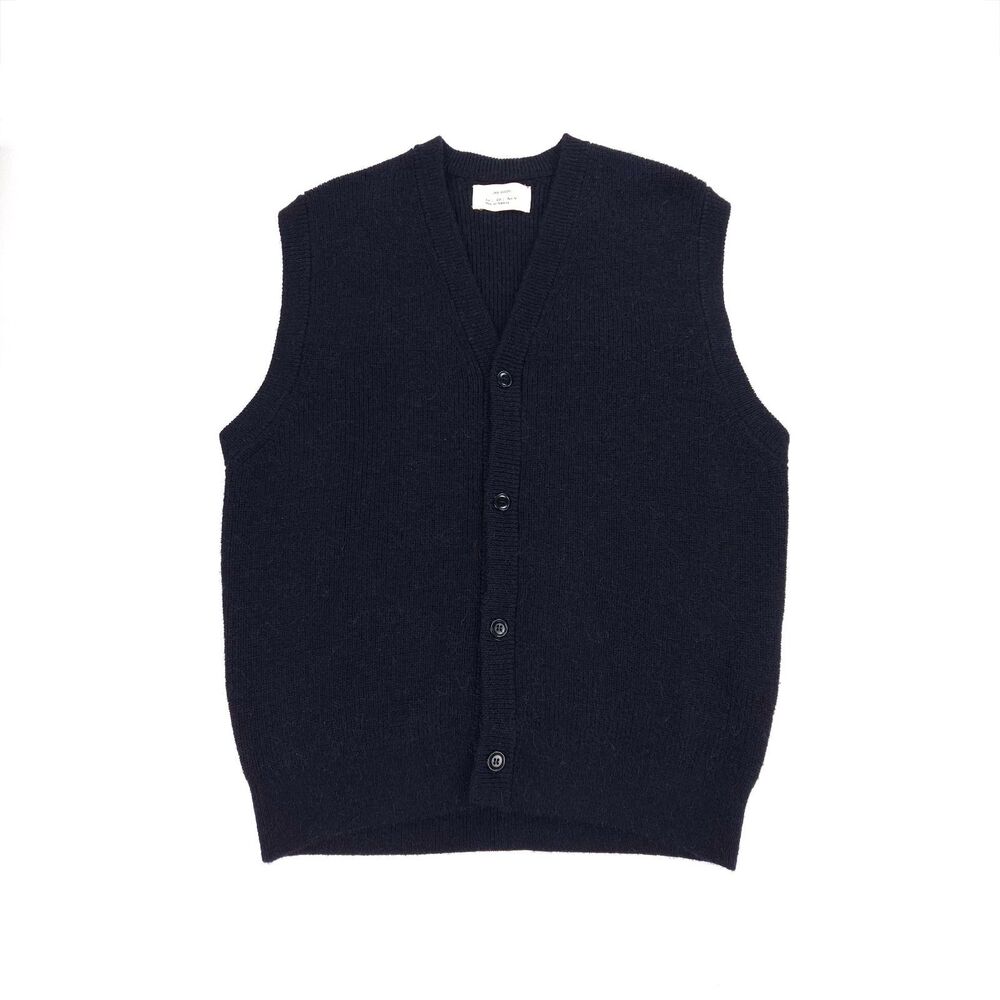 NEW Zara Origins Wool Alpaca Sweater Vest Black Minimal Quiet Luxury Preppy Boho